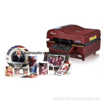 Sublimation Multifunctional 3D Vacuum Heat Press Machine